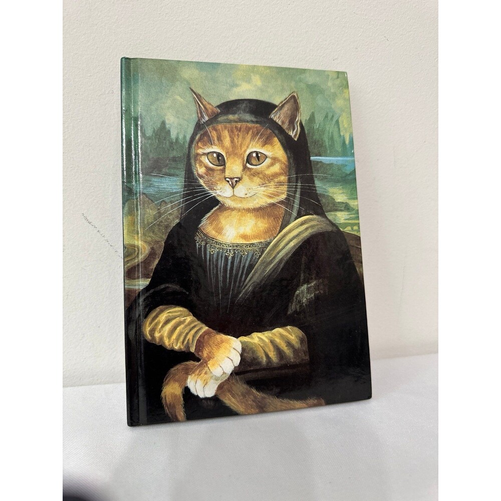 MONA LISA CATS Gallery of Art notebook by Susan Herbert
